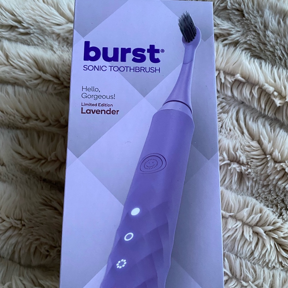 NIB Burst Sonic Toothbrush Limited Edition Lavender sealed!